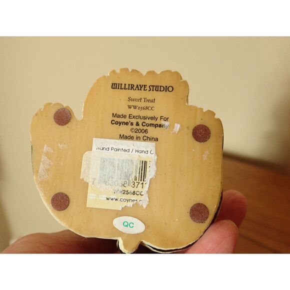 Williraye Studio Cat Sweet Treat Candy Cane Star Christmas Folk Art 2006 - Picture 5 of 7